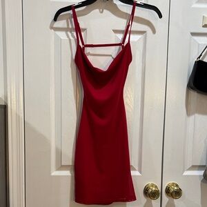 Garage Red Mini Dress